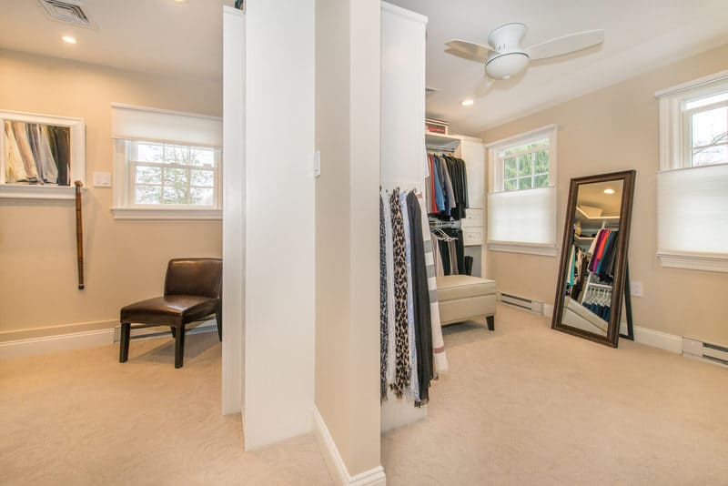 Custom home remodel in Boonton New Jersey Exterior Closet Addition Over Garage remodeled by JMC Home Improvement Specialists