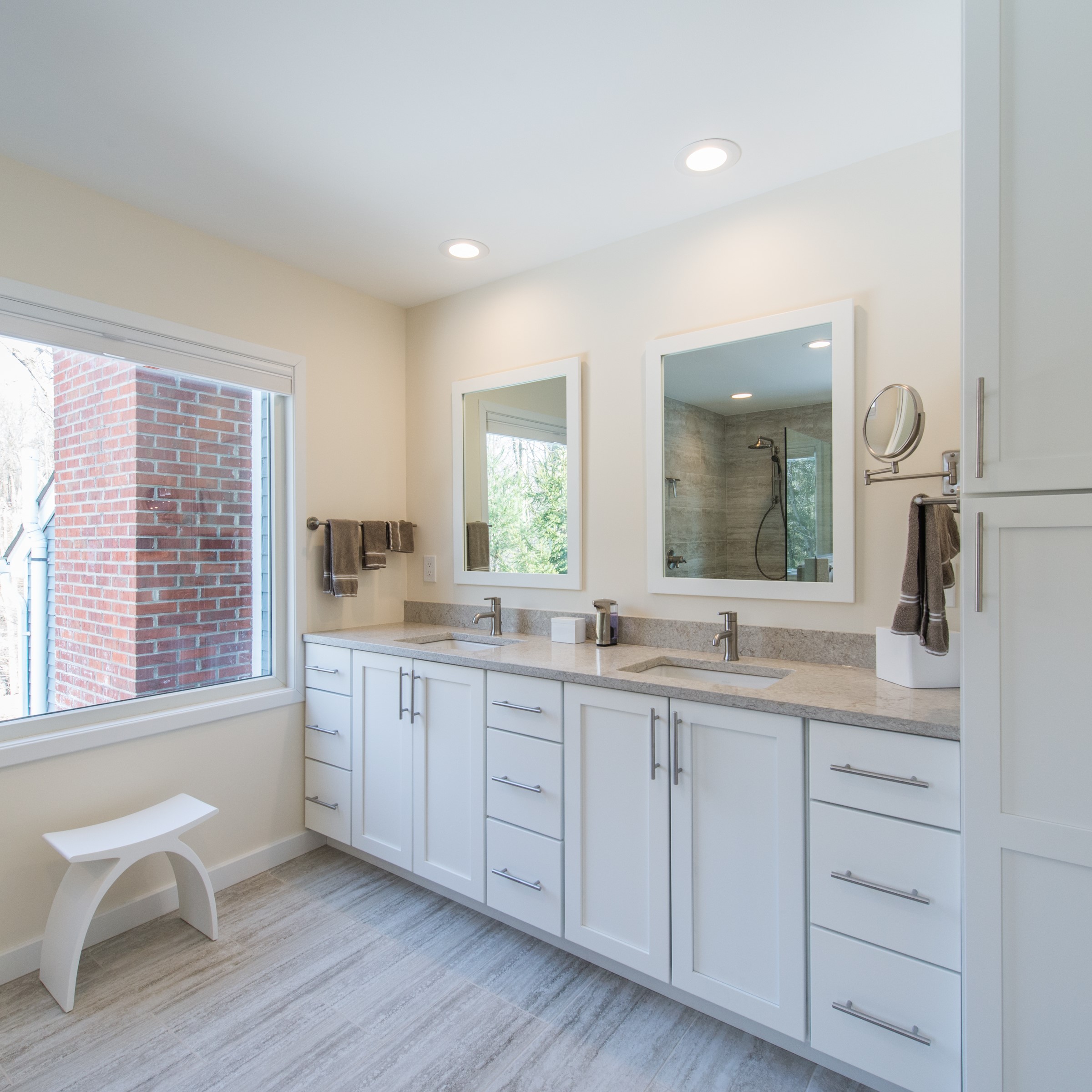 Multiple Bathroom Remodel in Chester